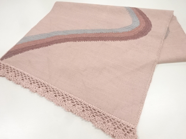 リボン織流水模様ショール